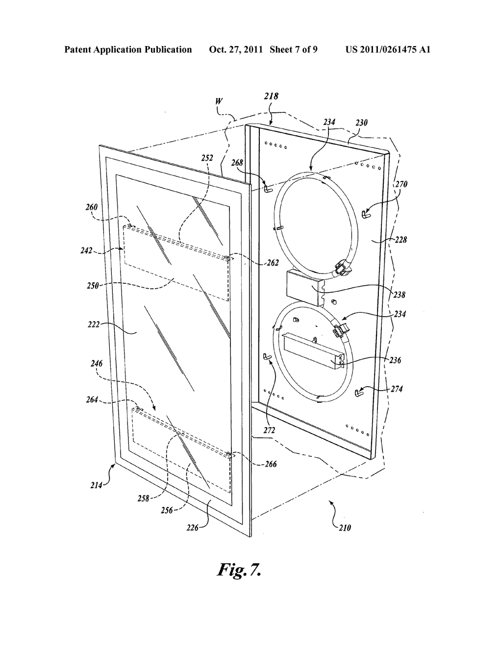 Backlight illumination in a mirror - diagram, schematic, and image 08