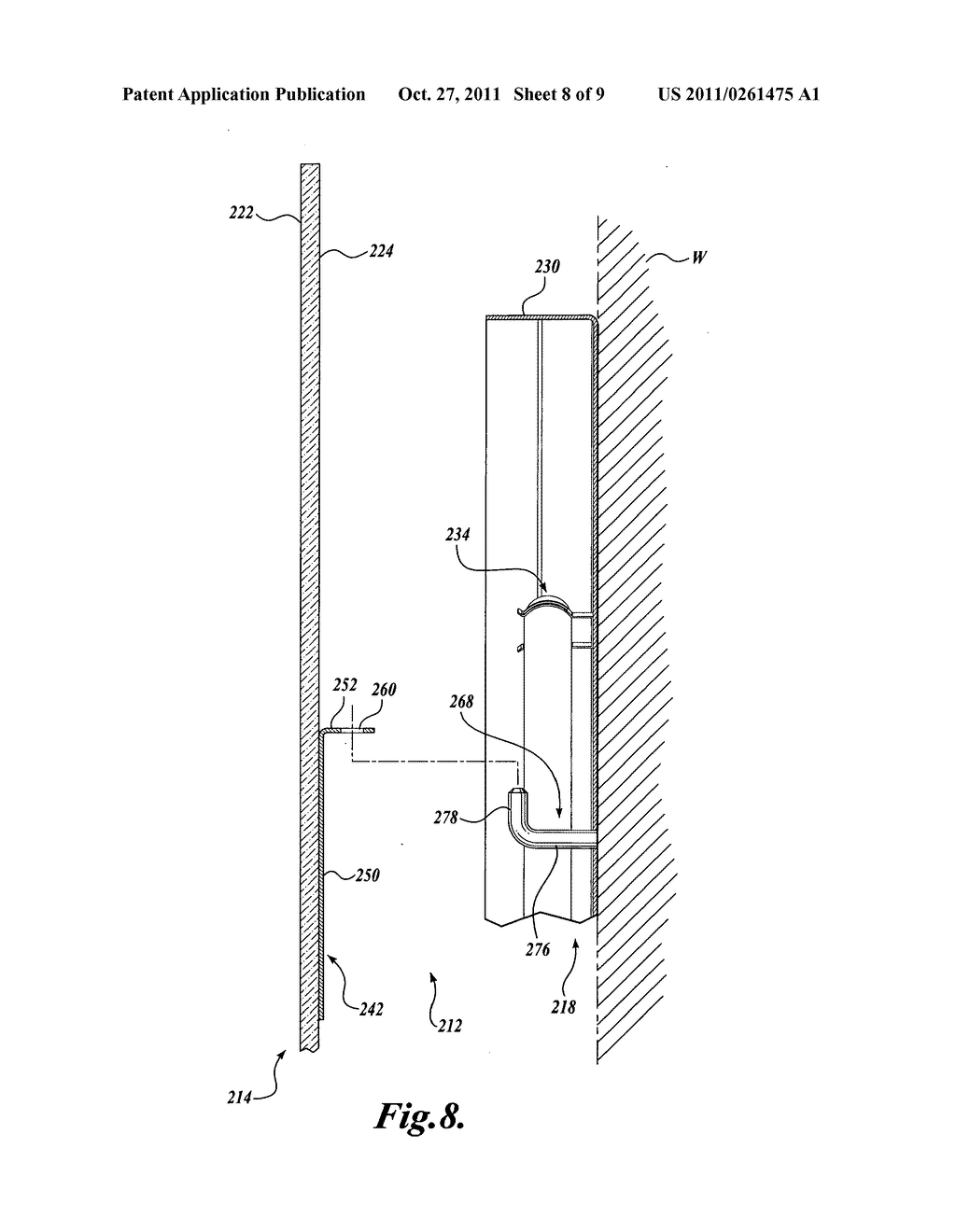 Backlight illumination in a mirror - diagram, schematic, and image 09