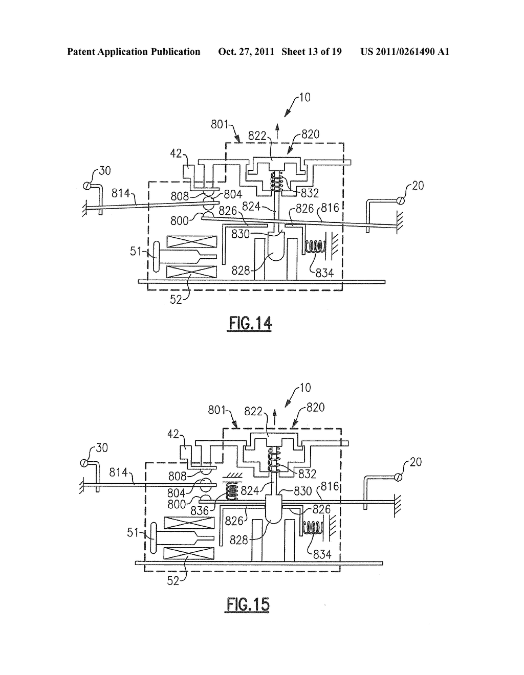 PROTECTION DEVICE WITH A SANDWICHED CANTILEVER BREAKER MECHANISM - diagram, schematic, and image 14