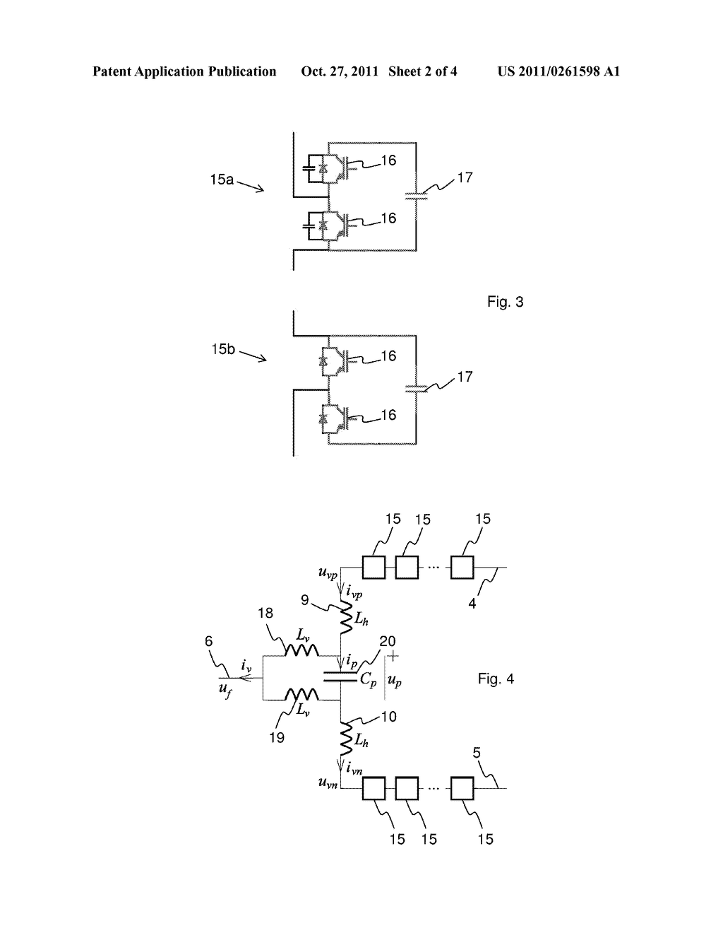 POWER CONVERTER WITH MULTI-LEVEL VOLTAGE OUTPUT AND HARMONICS FILTER - diagram, schematic, and image 03