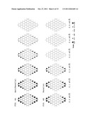 Graphene-based switching elements using a diamond-shaped nano-patch and     interconnecting nano-ribbons diagram and image