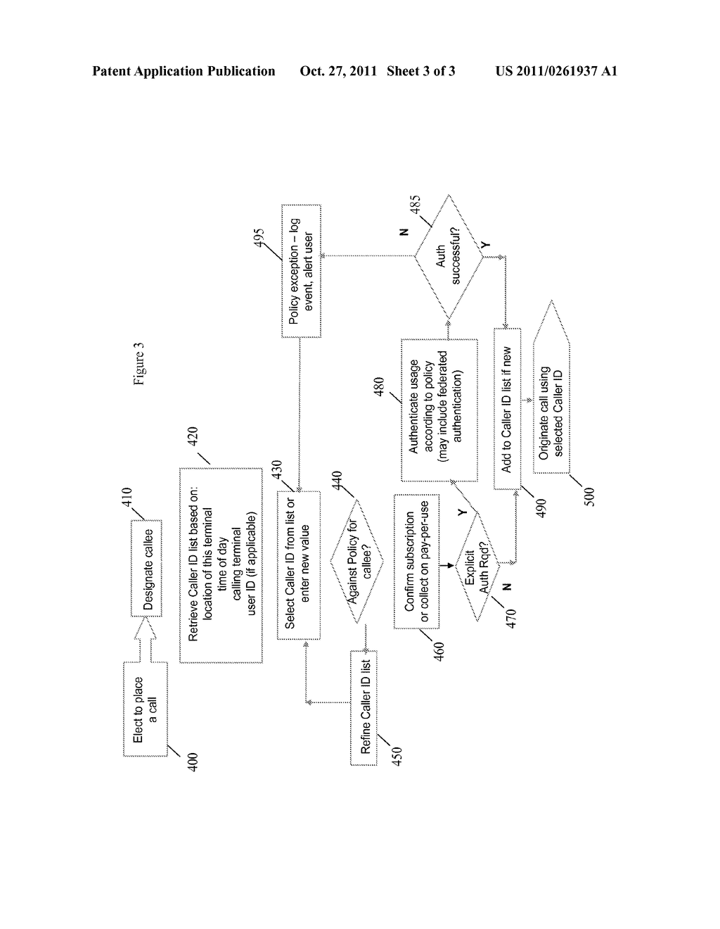 METHOD AND APPARATUS FOR CONTROLLING CALLING-PARTY IDENTIFICATION - diagram, schematic, and image 04