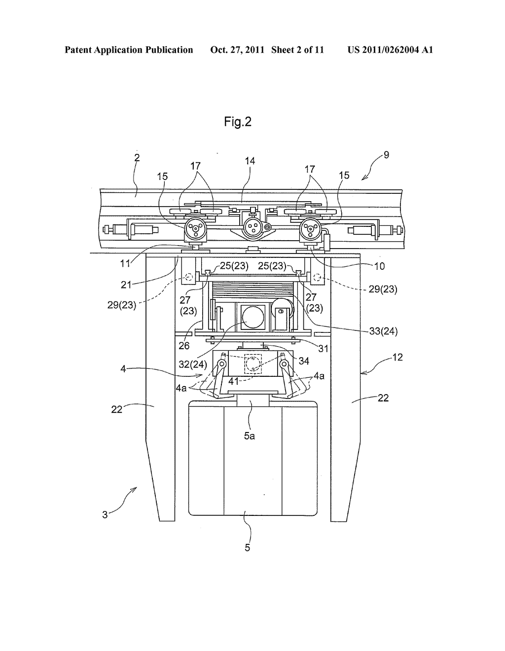 Learning Device and Learning Method for Article Transport Facility - diagram, schematic, and image 03