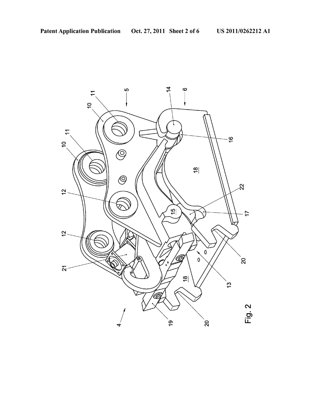 WORK TOOL COUPLING ARRANGEMENT - diagram, schematic, and image 03