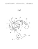 METHOD FOR INJECTION MOLDING A PUMP IMPELLER AND PUMP IMPELLER diagram and image