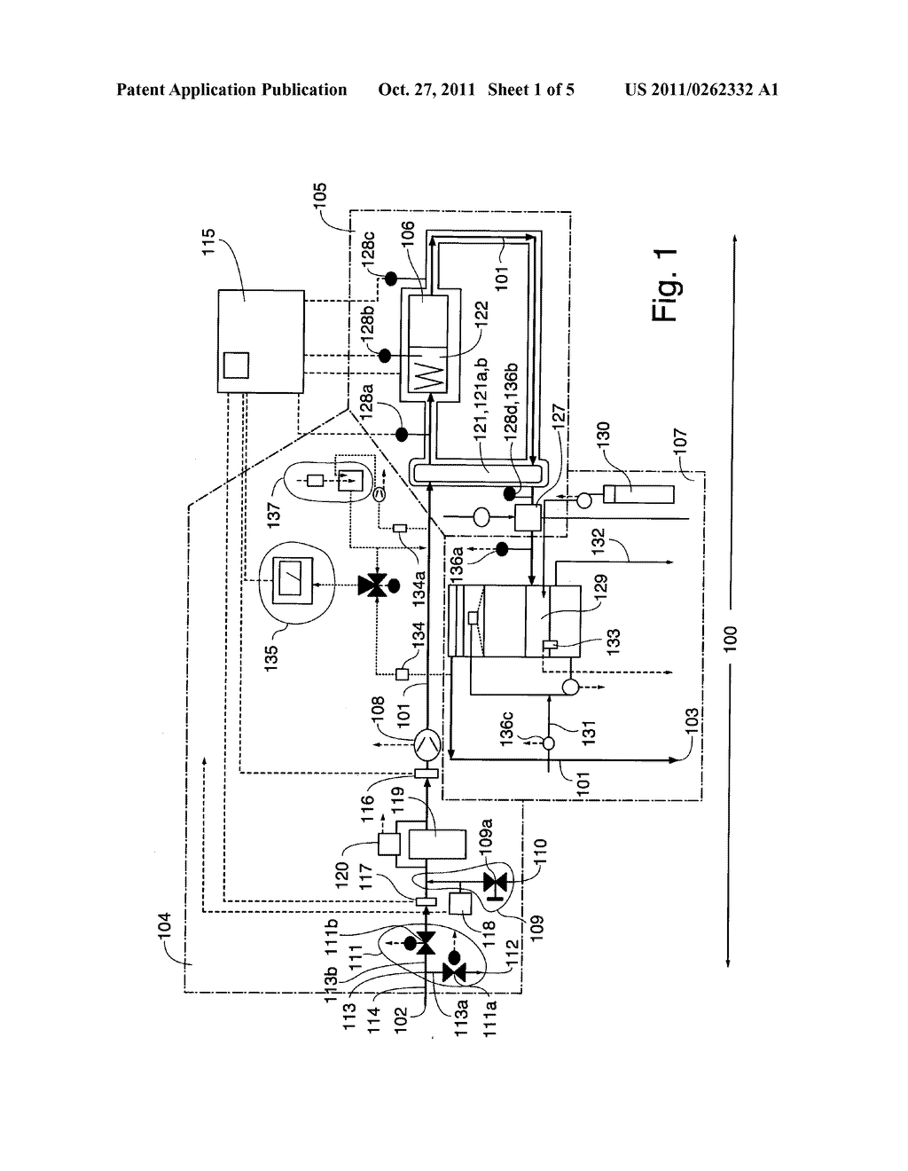 Apparatus and Method for the Treatment of Gas - diagram, schematic, and image 02