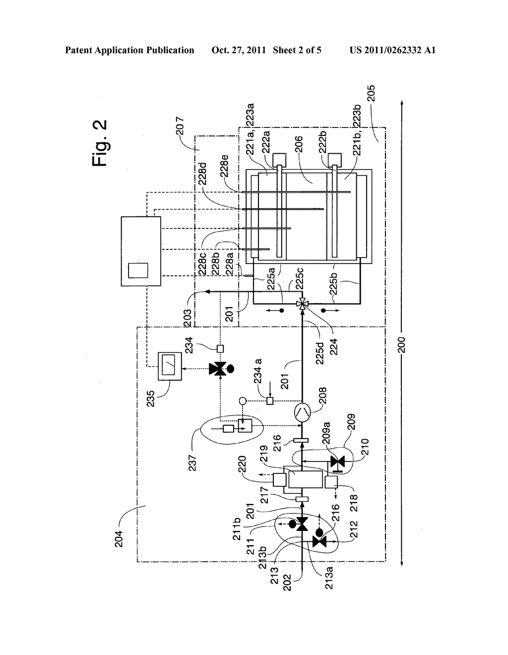 Apparatus and Method for the Treatment of Gas - diagram, schematic, and image 03