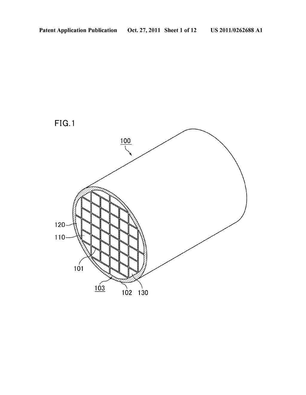 HONEYCOMB STRUCTURE AND METHOD FOR MANUFACTURING THE HONEYCOMB STRUCTURE - diagram, schematic, and image 02