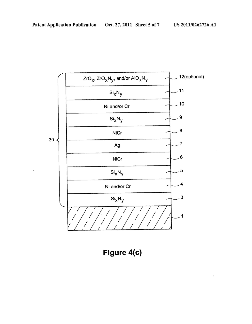 Coated article having low-E coating with absorber layer(s) - diagram, schematic, and image 06