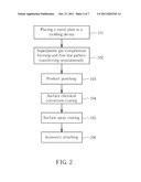 Process of metal plate press-formation with a fine line pattern and method     of forming a fine line pattern on a molding die diagram and image