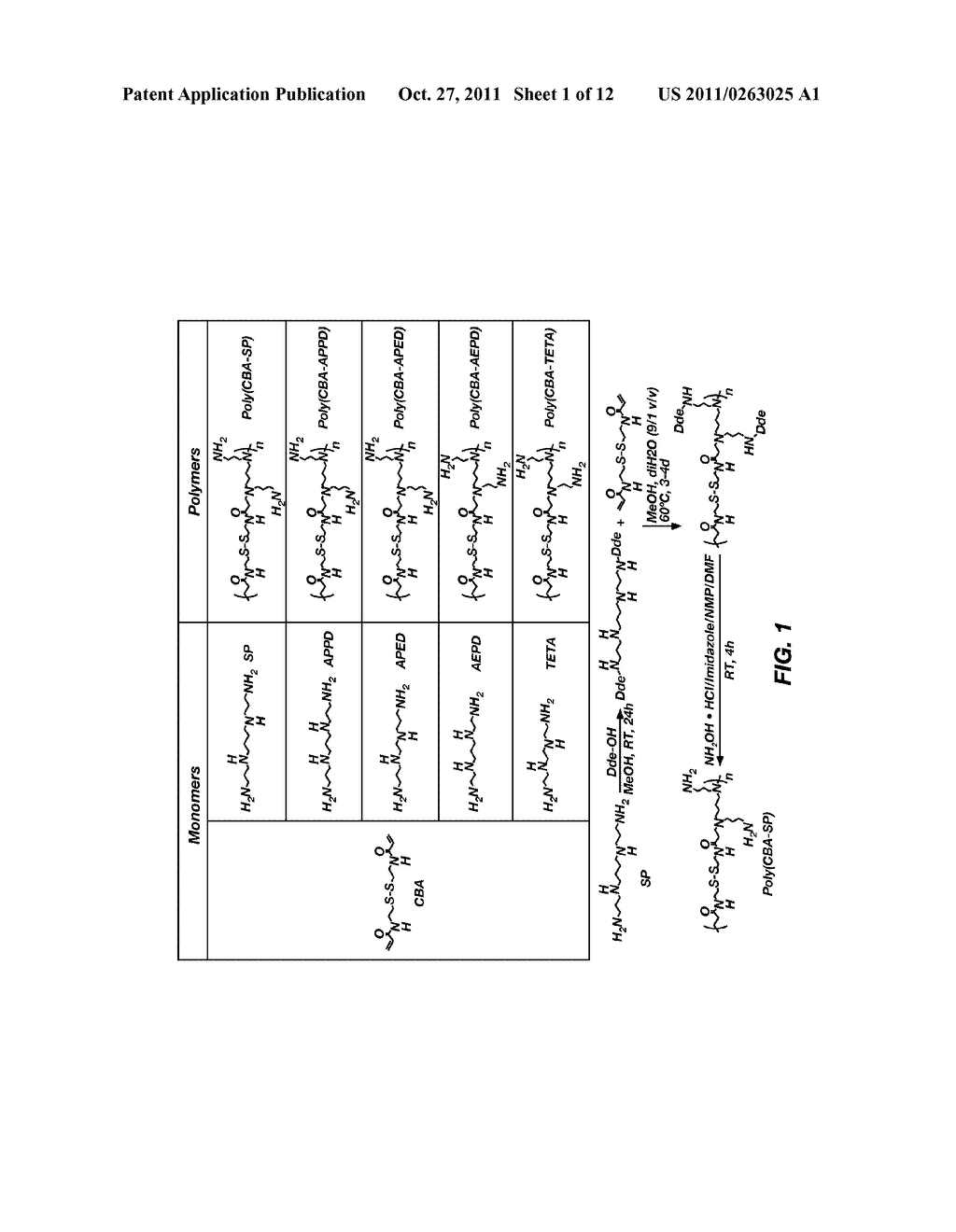 BIODEGRADABLE POLYDISULFIDE AMINES FOR GENE DELIVERY - diagram, schematic, and image 02