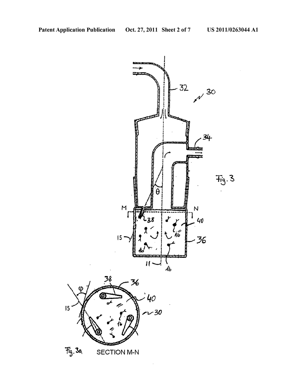 DEVICE AND METHOD FOR THE AUTOMATIC DETECTION OF BIOLOGICAL PARTICLES - diagram, schematic, and image 03