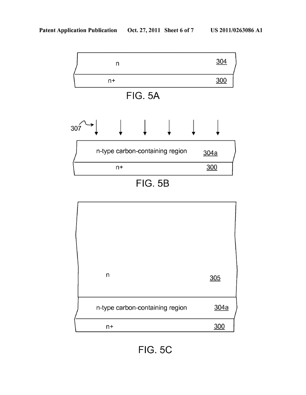 METHOD FOR FORMING POWER DEVICES WITH CARBON-CONTAINING REGION - diagram, schematic, and image 07