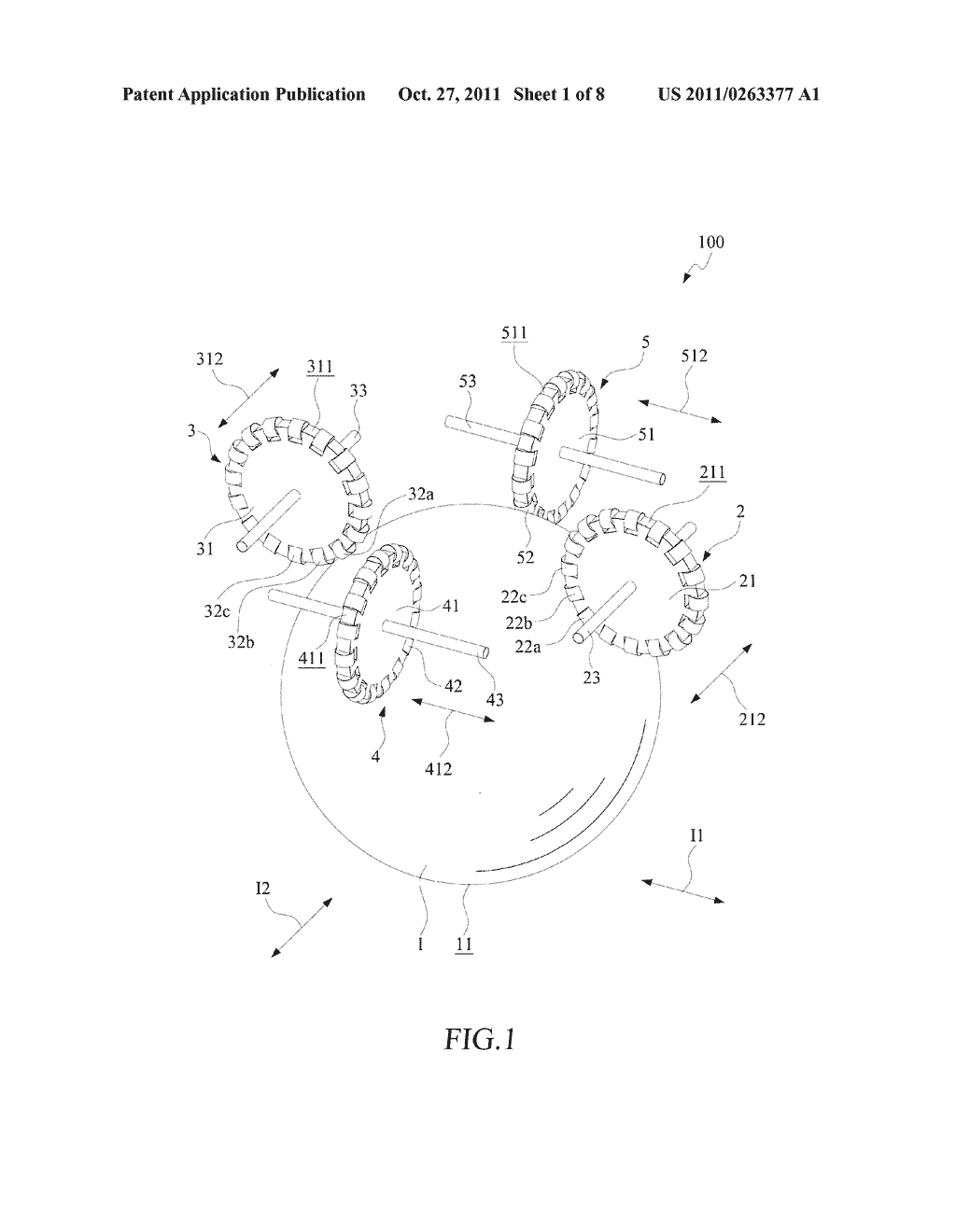 OMNI-WHEEL BASED DRIVING DEVICE WITH BELT TRANSMISSION MECHANISM - diagram, schematic, and image 02