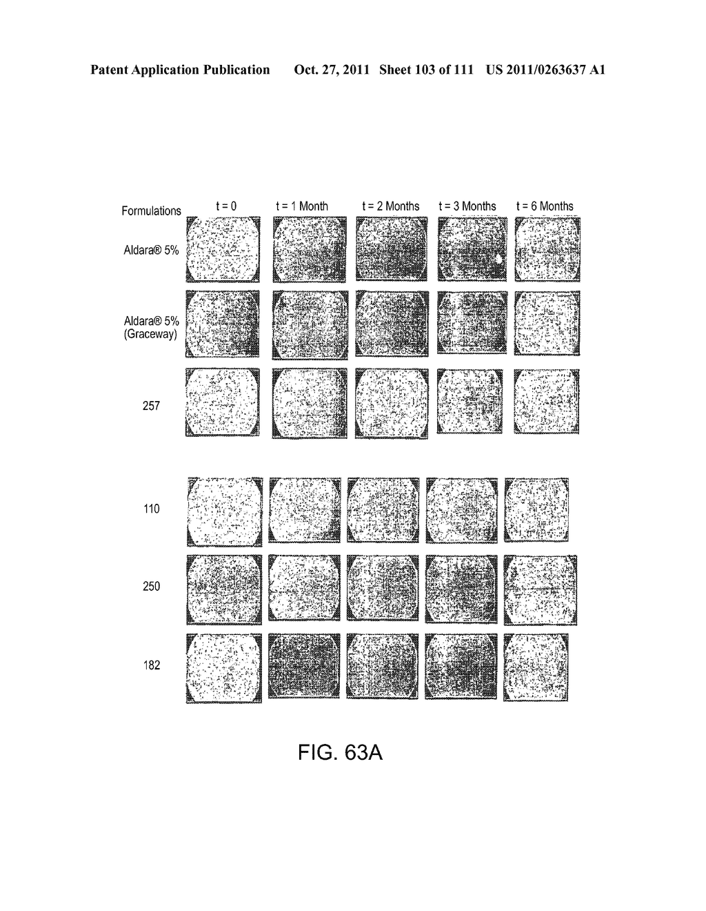 UP TO SIX WEEKS DOSING REGIMEN FOR TREATING ACTINIC KERATOSIS WITH     PHARMACEUTICAL COMPOSITIONS FORMULATED WITH 3.75% IMIQUIMOD - diagram, schematic, and image 104