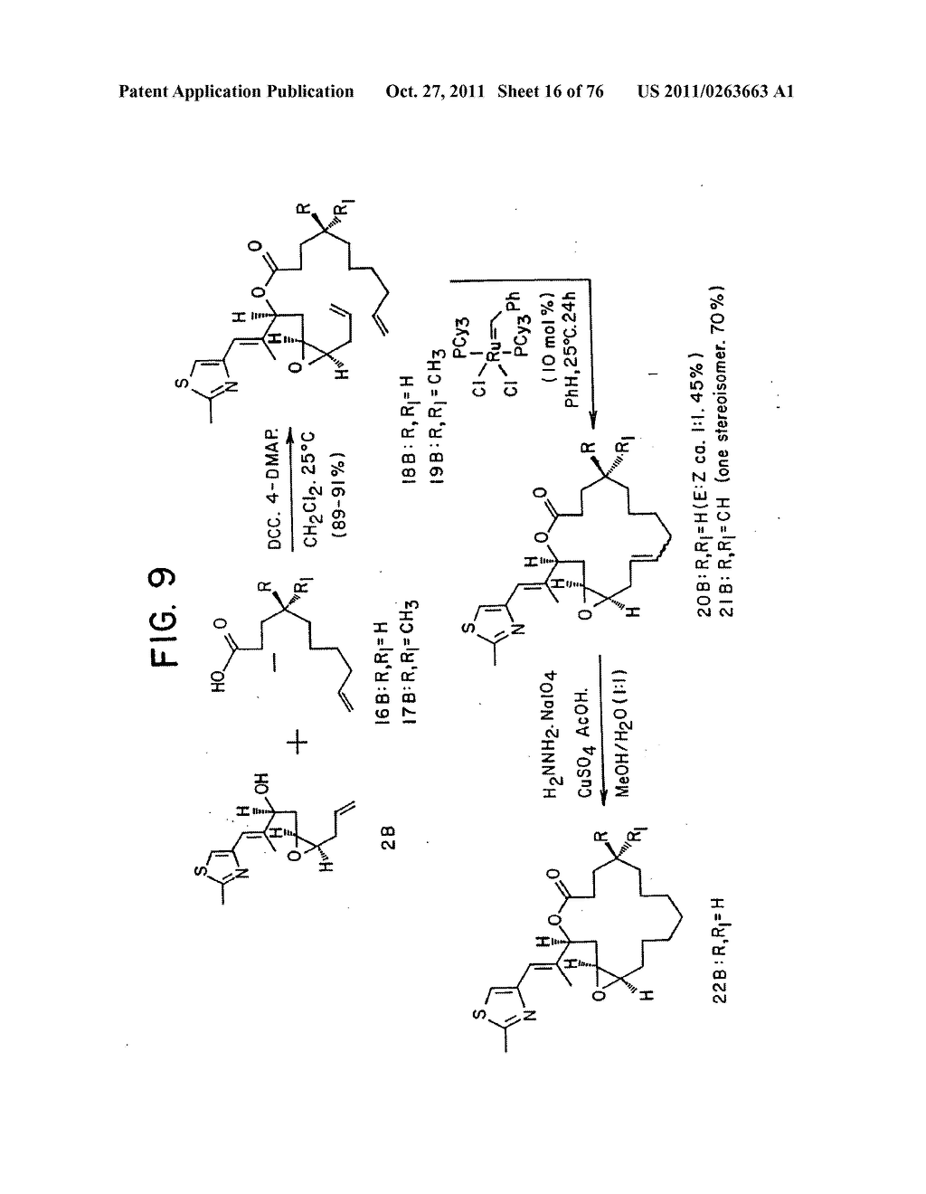 SYNTHESIS OF EPOTHILONES, INTERMEDIATES THERETO, ANALOGUES AND USES     THEREOF - diagram, schematic, and image 17