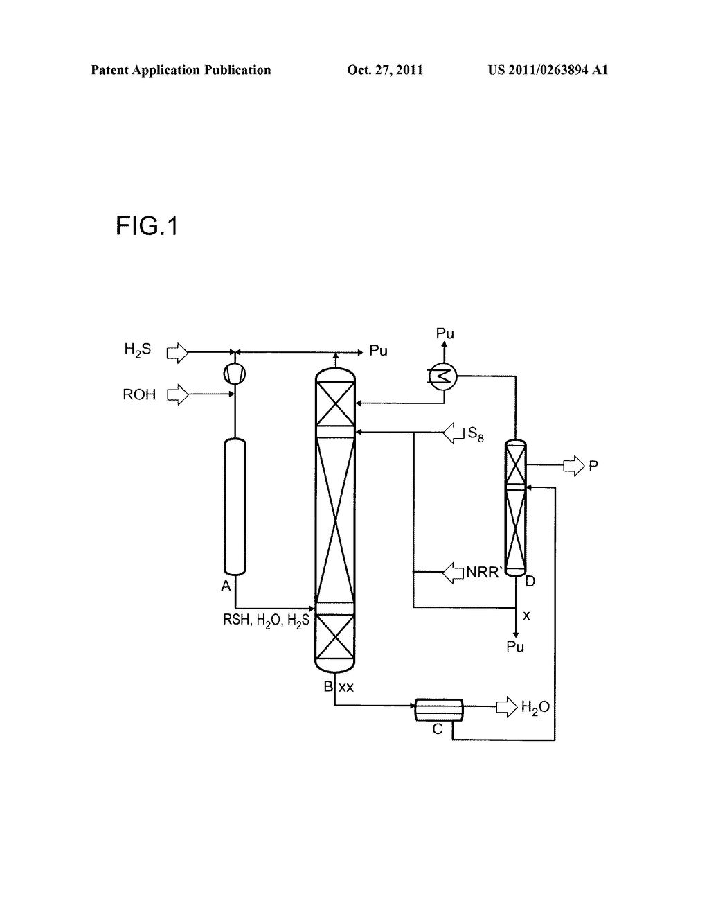 METHOD FOR COMPRESSING GASES CONTAINING HYDROGEN SULFIDE - diagram, schematic, and image 02