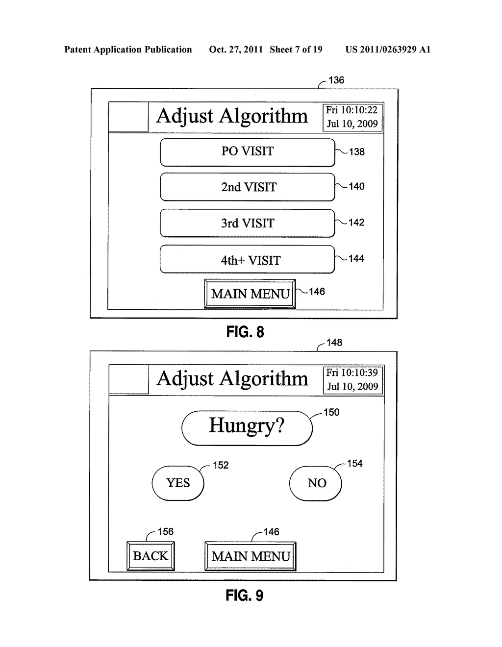 SYSTEM AND METHOD FOR DETERMINING AN ADJUSTMENT TO A GASTRIC BAND BASED ON     SATIETY STATE DATA AND WEIGHT LOSS DATA - diagram, schematic, and image 08