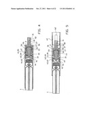 HYPODERMIC SYRINGE WITH RETRACTABLE NEEDLE diagram and image