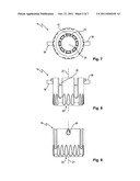 APPARATUS FOR INSERTING CATHETERS OR ENDOSCOPIC DEVICES INTO A BODY CAVITY diagram and image