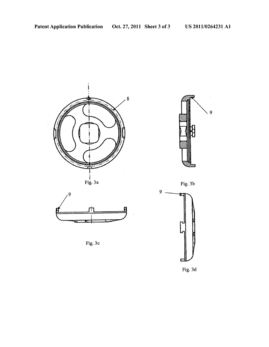 COTYLOID ELEMENT OF A HIP PROSTHESIS, AND TOTAL HIP PROSTHESIS COMPRISING     SAME - diagram, schematic, and image 04