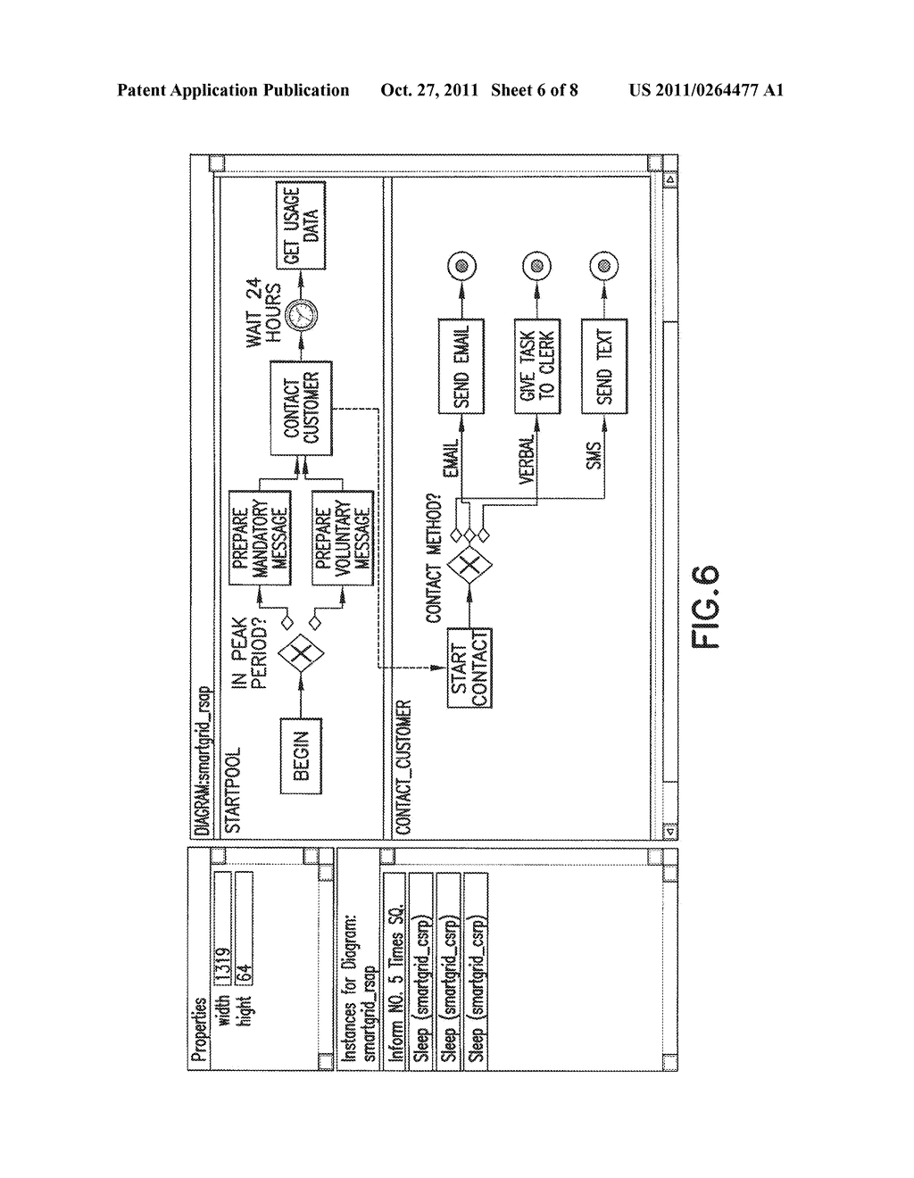 METHODS AND A SYSTEM FOR USE OF BUSINESS PROCESS MANAGEMENT FOR DEMAND     RESPONSE - diagram, schematic, and image 07