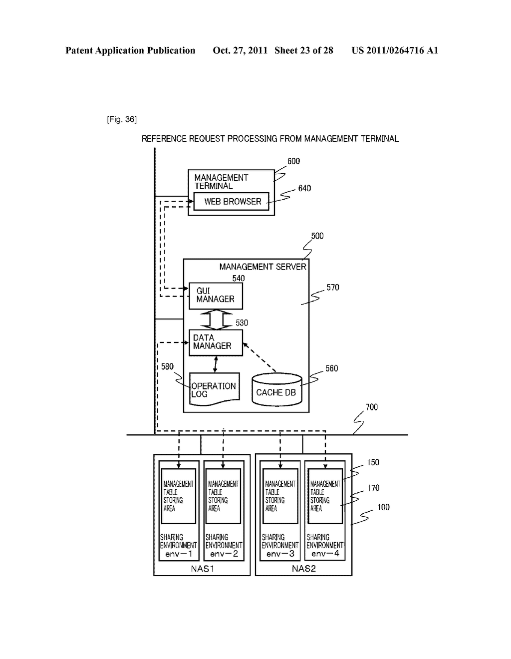 MANAGEMENT SYSTEM AND MANAGEMENT METHOD FOR STORAGE SYSTEM - diagram, schematic, and image 24