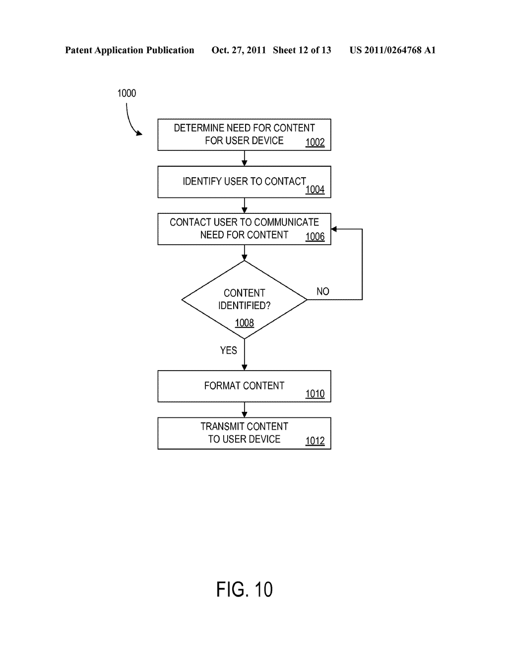 SYSTEMS AND METHODS FOR FACILITATING TRANSMISSION OF CONTENT FROM A SOURCE     TO A USER DEVICE - diagram, schematic, and image 13