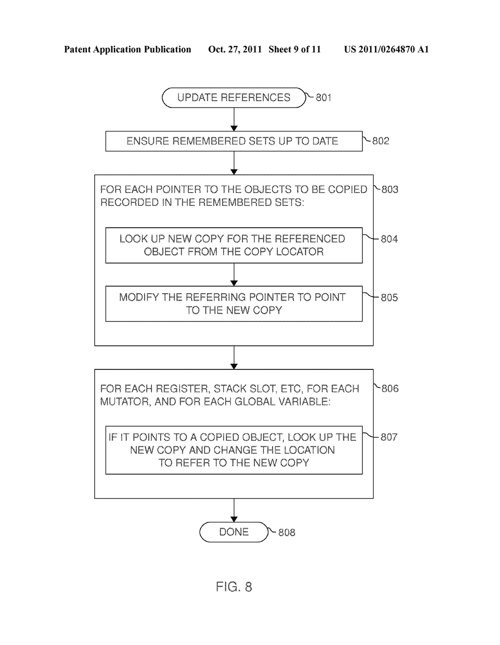 Using region status array to determine write barrier actions - diagram, schematic, and image 10