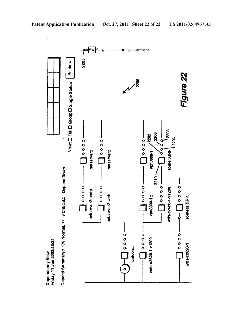 Method and Apparatus for Maintaining the Status of Objects in Computer     Networks Using Virtual State Machines - diagram, schematic, and image 23