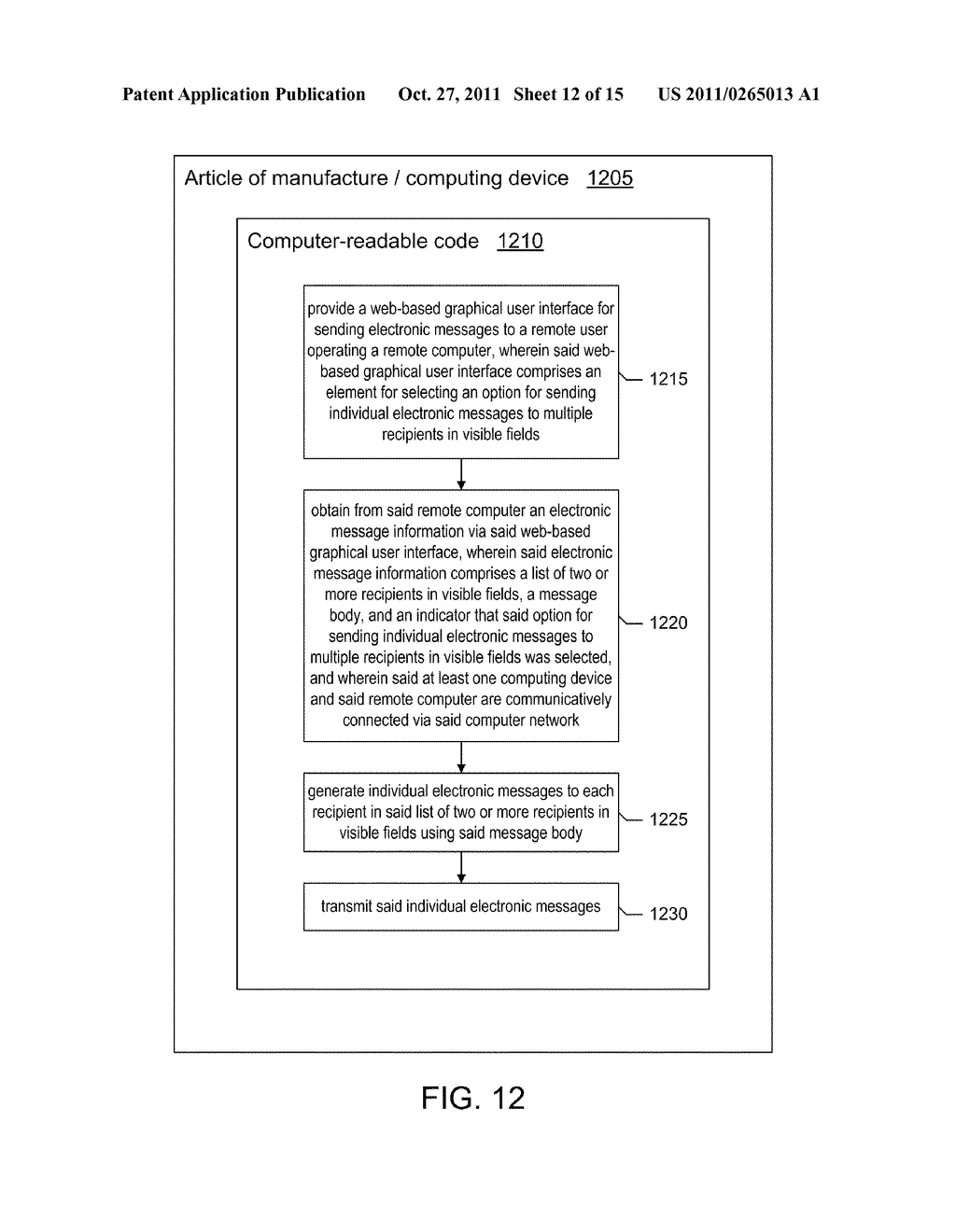 Method and System for Declining Outgoing Email Messages - diagram, schematic, and image 13