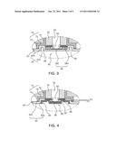 Motor and disk driving device equipped with motor diagram and image