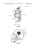 SPORTS TYPE HELMET INTEGRATABLE WITH SMOKE DETECTOR diagram and image