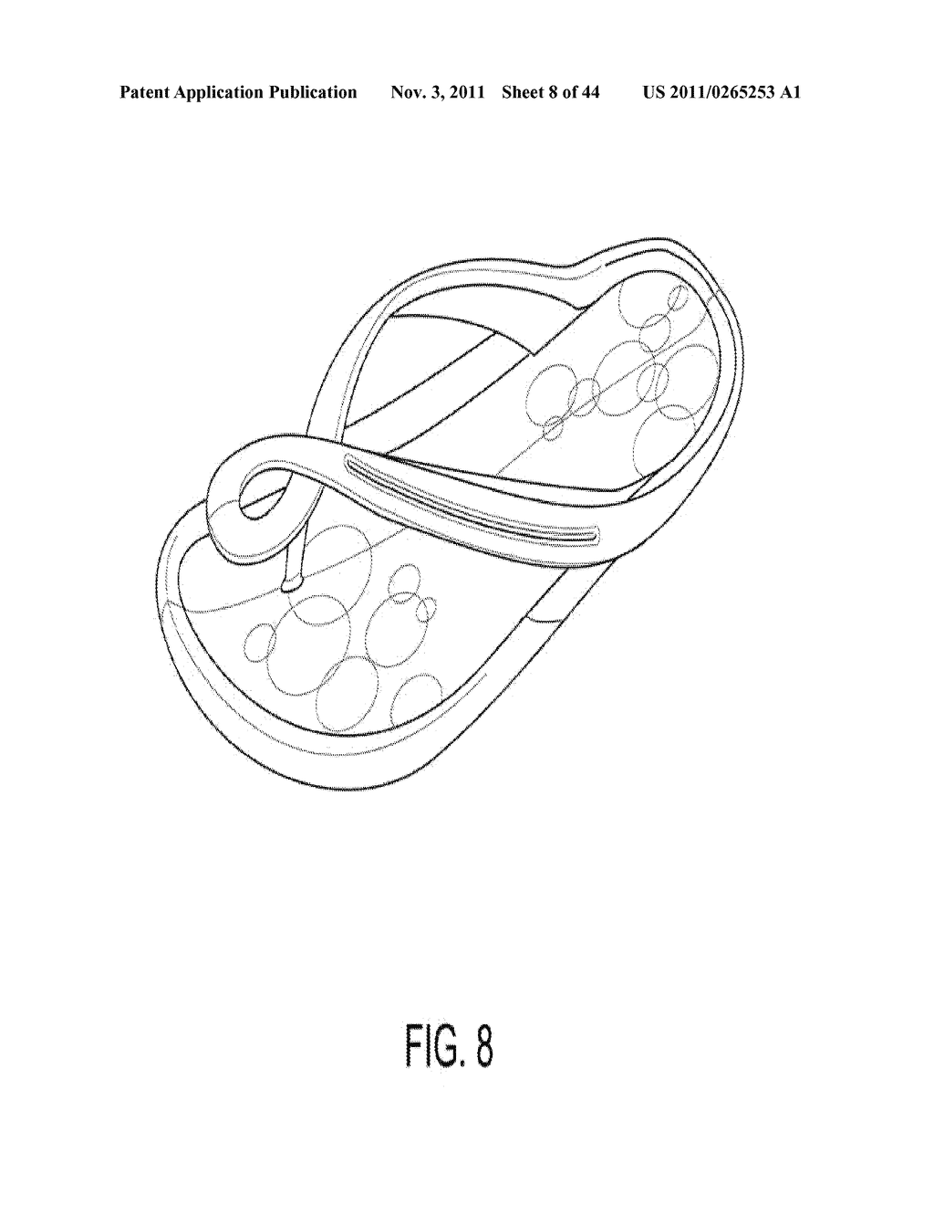 APPARATUS, METHOD AND SYSTEM FOR USING INTERCHANGEABLE DECORATIVE ELEMENTS     WITH FOOTWEAR - diagram, schematic, and image 09
