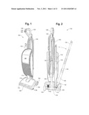 UPRIGHT VACUUM WITH REDUCED NOISE diagram and image