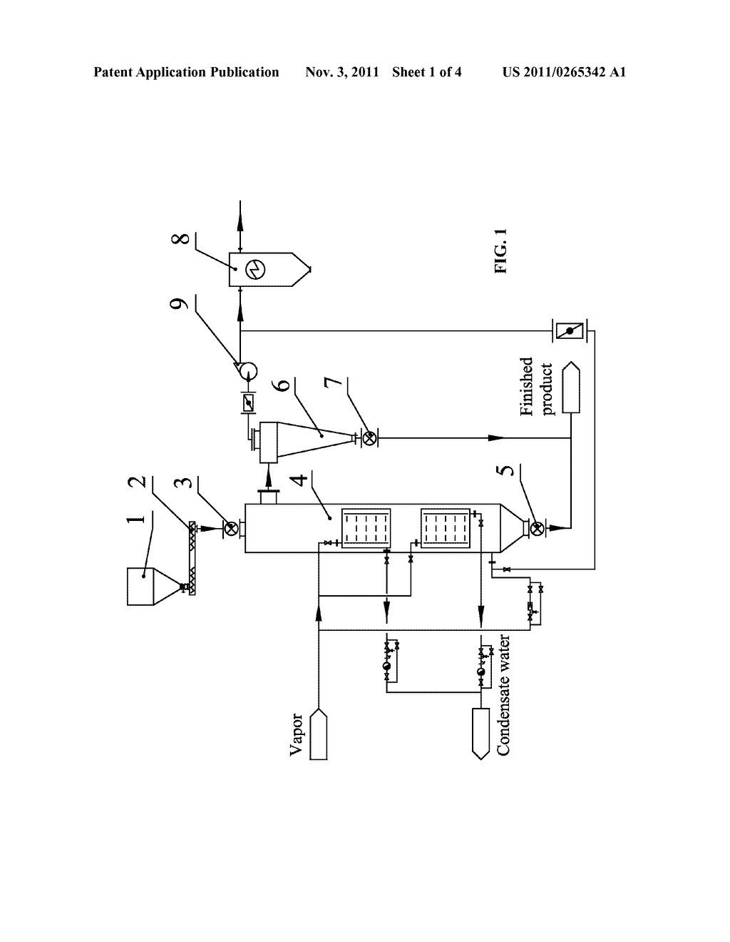 SUPERHEATED VAPOR PRE-DRYING SYSTEMS FOR LIGNITE AND METHODS FOR DRYING     LIGNITE - diagram, schematic, and image 02