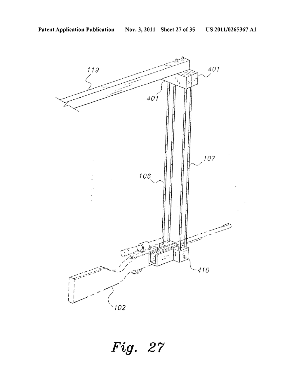 SUSPENDED GUN REST - diagram, schematic, and image 28