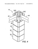 Universal block with recessed knock-out panels diagram and image