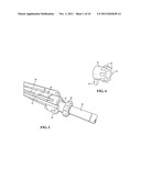 CHAMBER INSERT LOCK INSTALLED WITHIN AN AR-15/16 BARREL EXTENSION FOR     LOCATING AND REDUCING MOVEMENT OF AN ASSOCIATED SUB CALIBER ACTION diagram and image