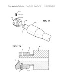 CHAMBER INSERT LOCK INSTALLED WITHIN AN AR-15/16 BARREL EXTENSION FOR     LOCATING AND REDUCING MOVEMENT OF AN ASSOCIATED SUB CALIBER ACTION diagram and image