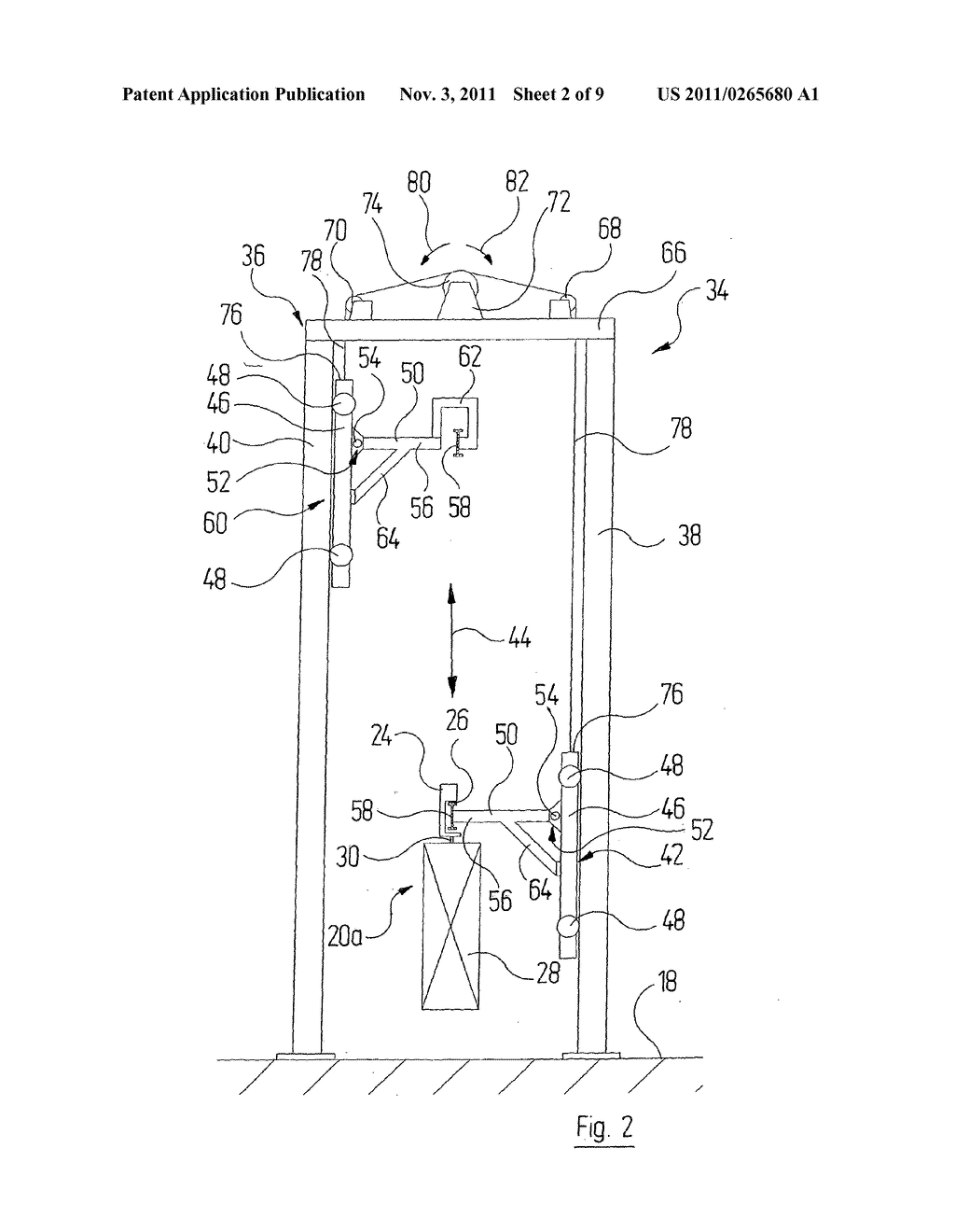 Device for Transferring Articles and Conveyor System Comprising Said     Device - diagram, schematic, and image 03