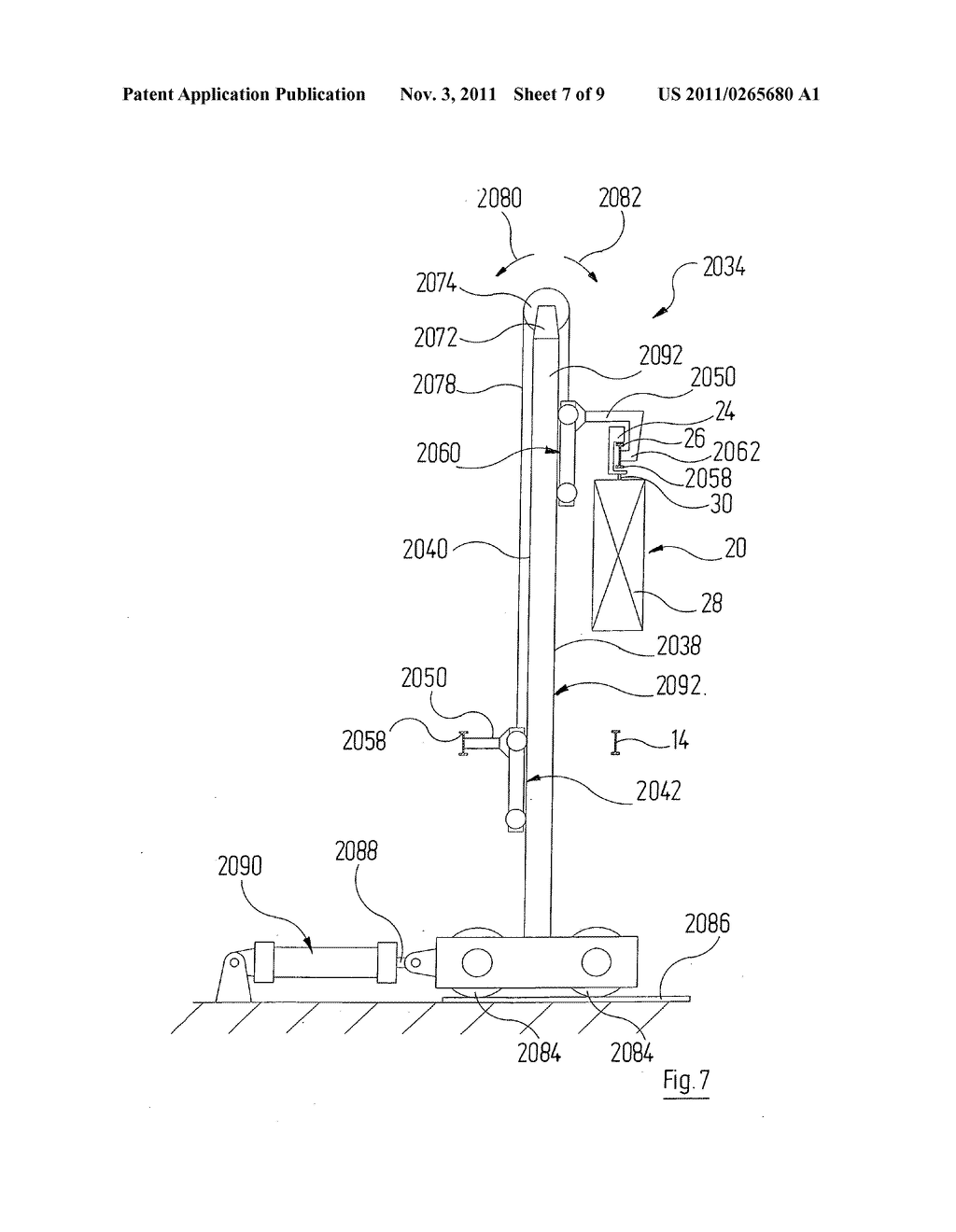 Device for Transferring Articles and Conveyor System Comprising Said     Device - diagram, schematic, and image 08