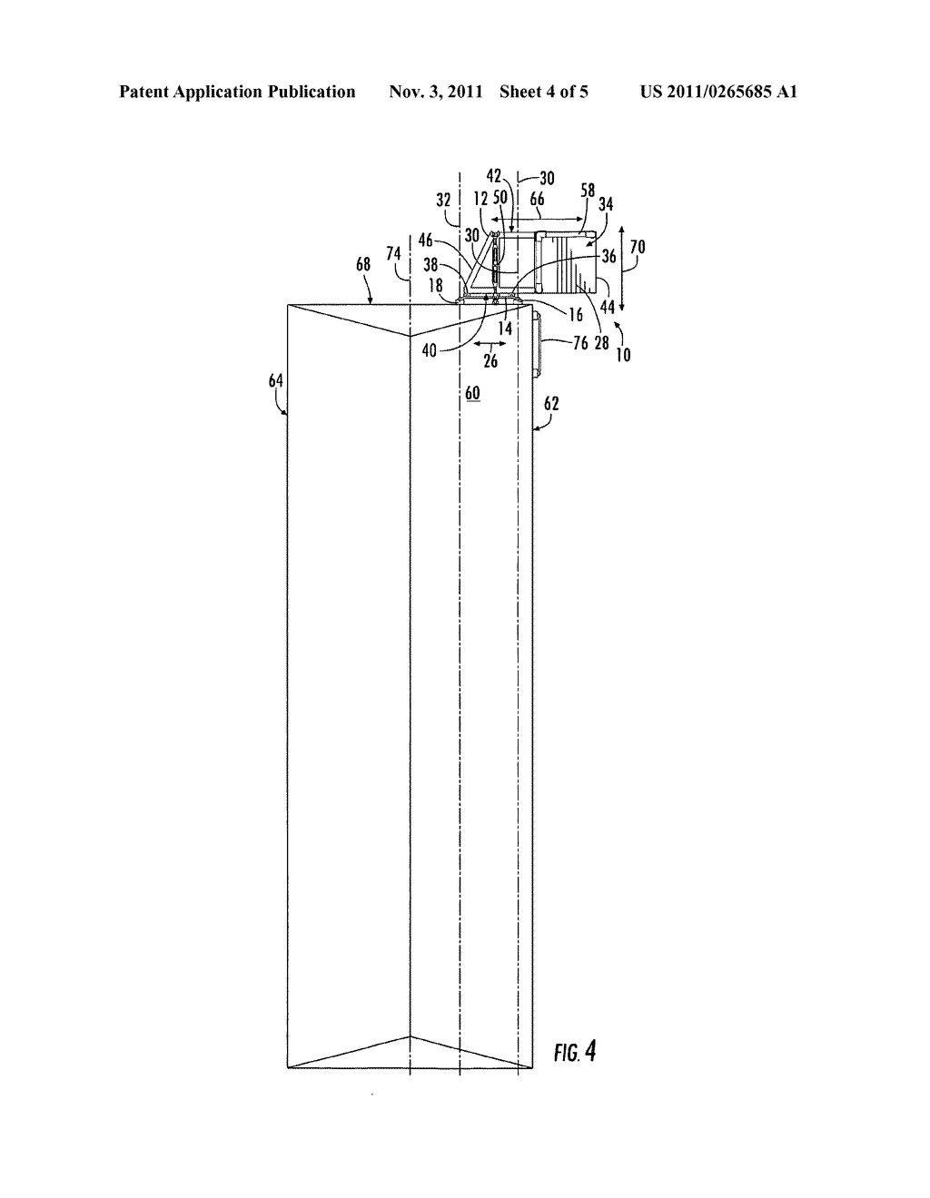 Ladder attachment platform - diagram, schematic, and image 05