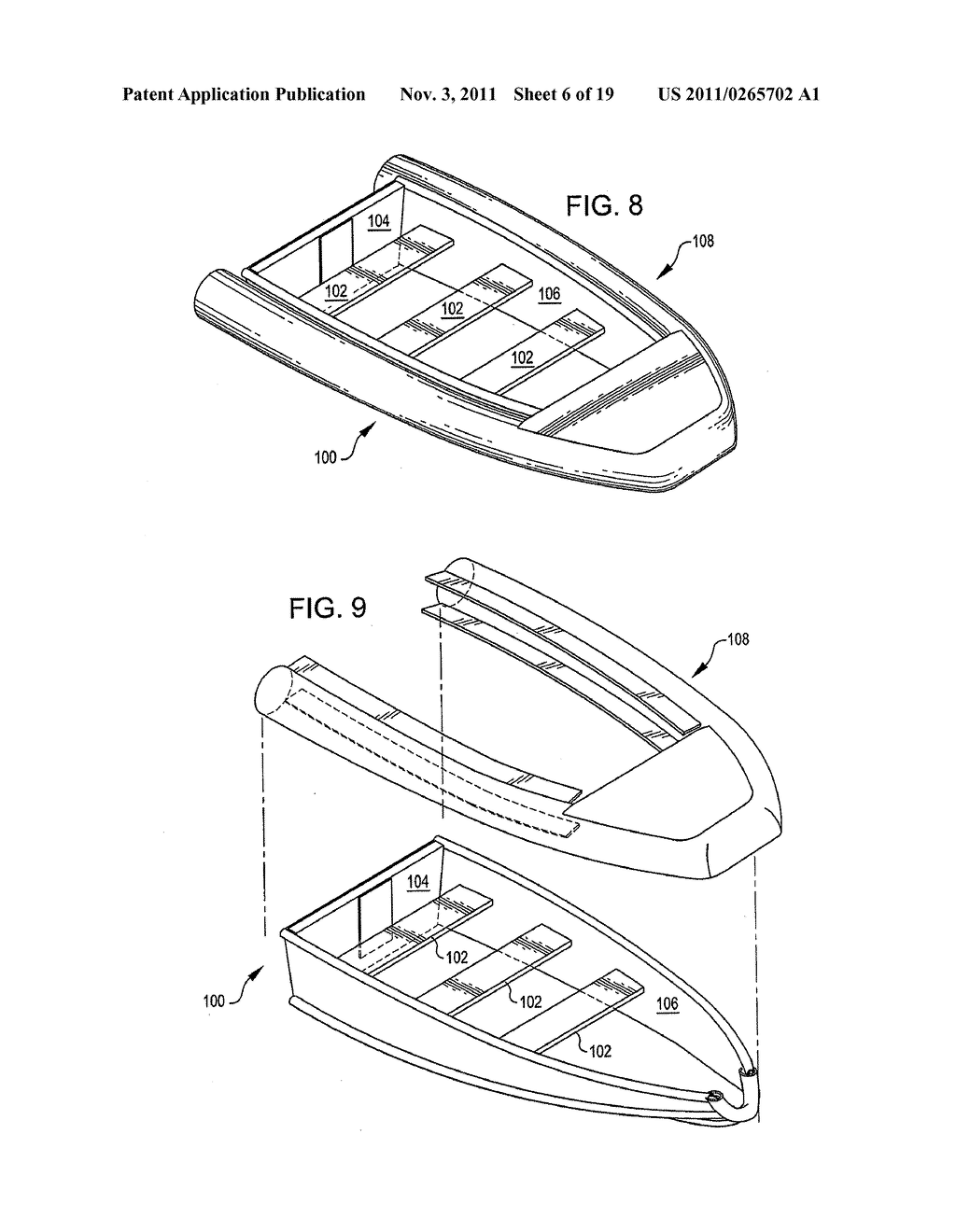 FOLDING TRANSOM FOR A COLLAPSIBLE BOAT - diagram, schematic, and image 07