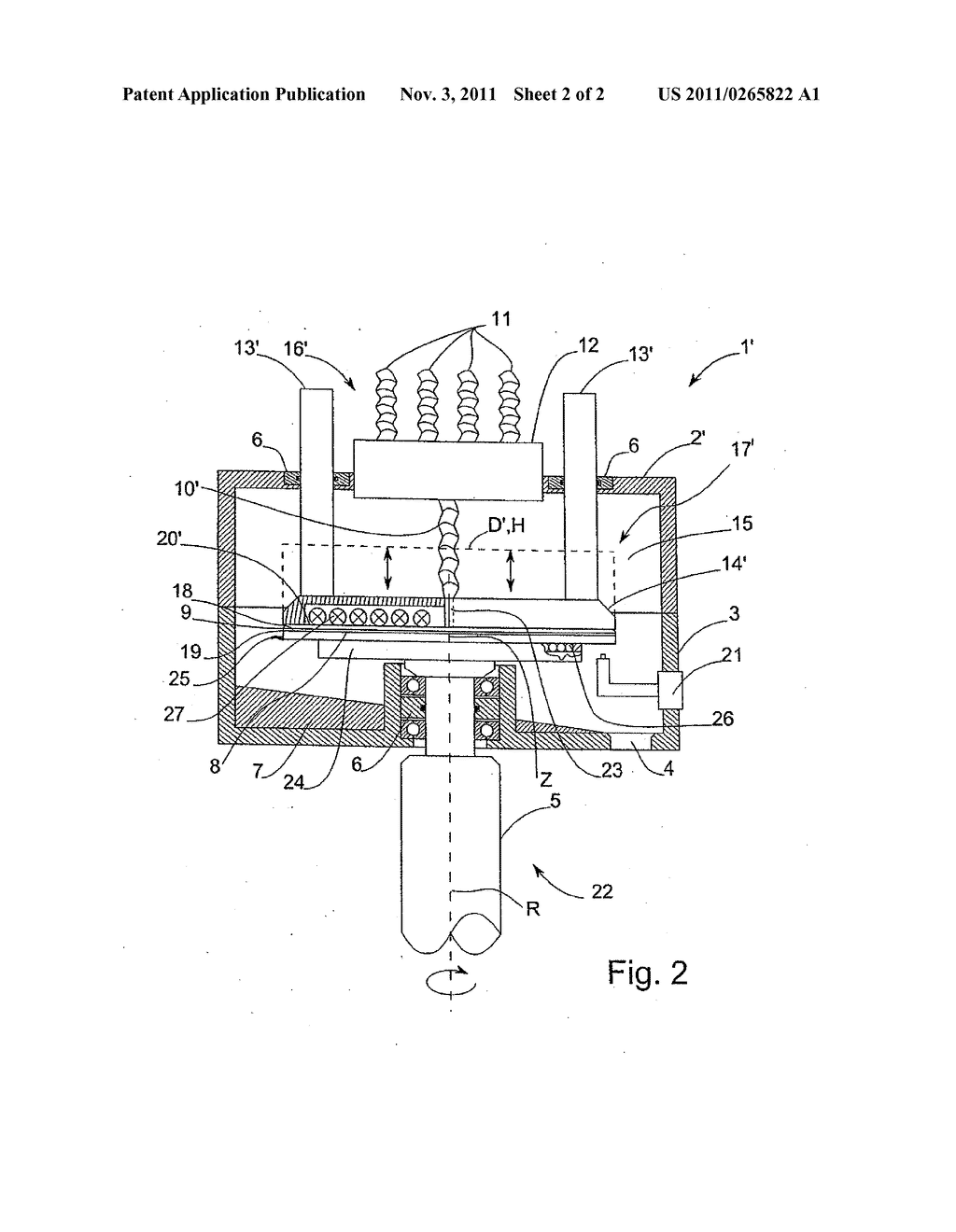 DEVICE AND METHOD FOR LOOSENING A POLYMER LAYER FROM A SURFACE OF A     SUBSTRATE - diagram, schematic, and image 03