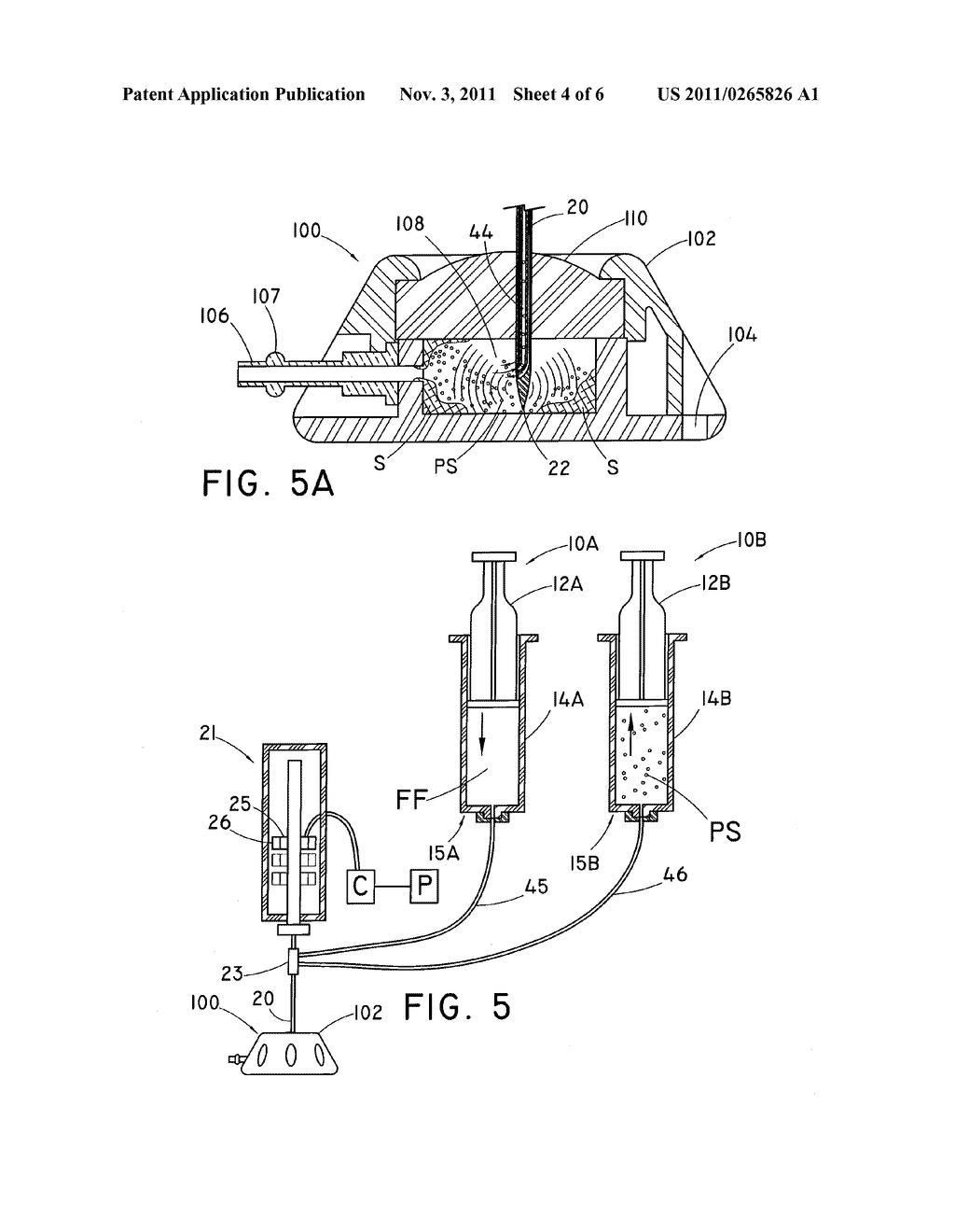 METHOD AND SYSTEM FOR CLEANING FLUID RESERVOIR OF VASCULAR ACCESS DEVICE - diagram, schematic, and image 05