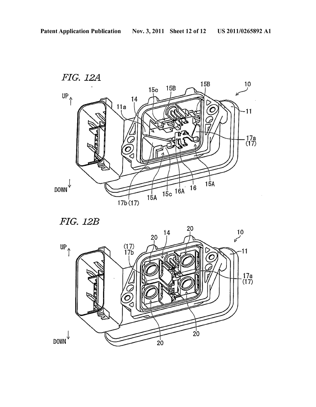 CONNECTION STRUCTURE FOR ELECTRICAL COMPONENT ASSEMBLY, HYDRAULIC PRESSURE     CONTROL APPARATUS, AND METHOD FOR PRODUCING ELECTRICALLY CONDUCTIVE     MEMBER - diagram, schematic, and image 13