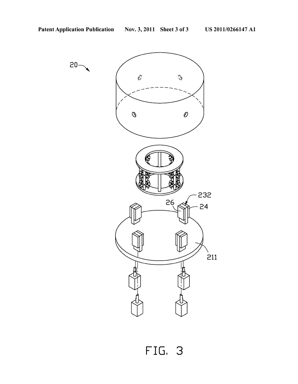 SPUTTERING DEVICE WITH ROTATABLE TARGETS - diagram, schematic, and image 04