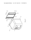 WAFER CONTAINER WITH OVAL LATCH diagram and image