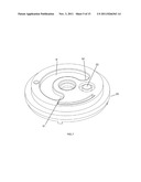 Shower head with water-powered vibrating function diagram and image